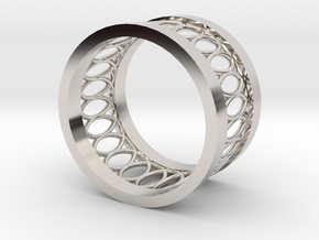 Bague in Rhodium Plated Brass: 8.5 / 58