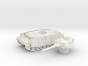 Pz.Kpfw. IV Ausf. tank (Germany) 1/87 in White Natural Versatile Plastic