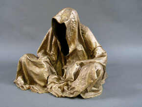 guardians of time keepers ghost statue cloak coat  in Natural Bronze