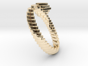 archetype - diamond ring in 14k Gold Plated Brass: 7.75 / 55.875