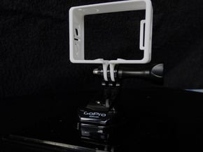 GoPro Hero 3 Frame Mount Strong Secure fit  Go Pro in White Natural Versatile Plastic