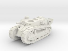 Renault FT tank (French) 1/100 in White Natural Versatile Plastic