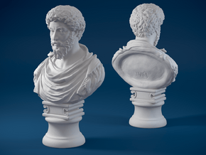 Marcus Aurelius 12 inches in White Natural Versatile Plastic