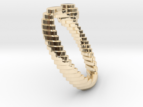 archetype - pearl ring in 14k Gold Plated Brass: 5 / 49