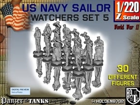 1/220 US Navy Watchers Set 5 in Smoothest Fine Detail Plastic