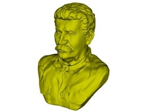 1/9 scale Joseph Stalin leader of USSR bust B in Clear Ultra Fine Detail Plastic