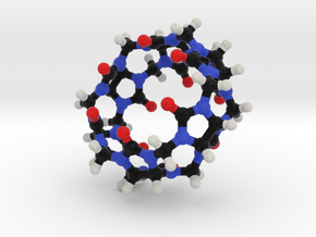 Cucurbituril Molecule Model. 2 Sizes. in Full Color Sandstone: 1:10
