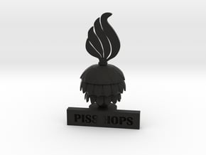 Piss Hops Brand Logo in Black Natural Versatile Plastic