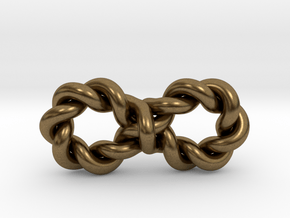 Twistfinity Pendant 1" in Natural Bronze