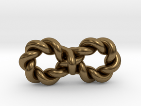 Twistfinity Pendant .8" in Natural Bronze