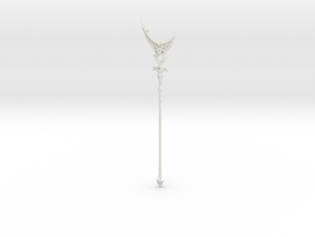 "BotW" Silverscale Spear in White Natural Versatile Plastic: 1:12