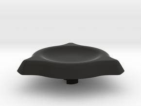 Spinner Cap 1.1 in Black Natural Versatile Plastic