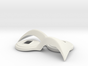 Stormtrooper Helmet Ear Covers in White Natural Versatile Plastic
