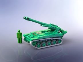 French AMX 13 F3 155mm SPG 1/200 in Smooth Fine Detail Plastic
