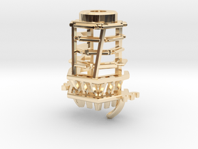 MPP2.0 Sith Master Chassis - Part3 CCinsert2 in 14k Gold Plated Brass