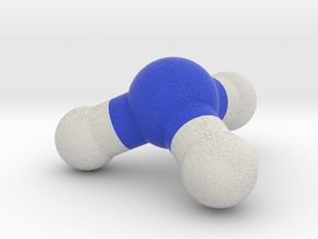Ammonia Molecule Model. 4 Sizes. in Full Color Sandstone: 1:10