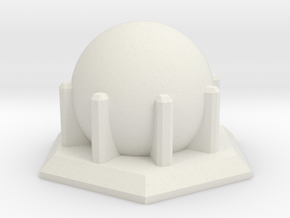 Objective Marker 1 in White Natural Versatile Plastic