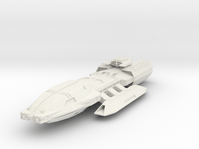 Pegasus Class BattleStar in White Natural Versatile Plastic