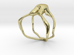 Muut_Ring (Phase 1) in 18k Gold Plated Brass: 6 / 51.5