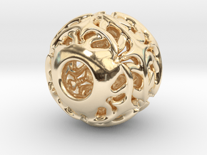 PA Charm V1f D14PE892L0s1 in 14K Yellow Gold