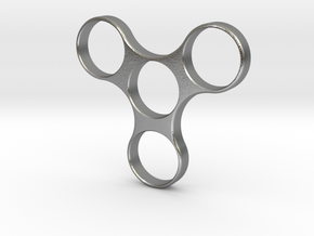 Fidget Spinner in Natural Silver