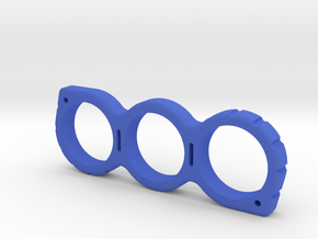 Shaped Fidget Spinner in Blue Processed Versatile Plastic