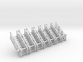 Digital-N Scale Stairs 9 (7 pc) in N Scale Stairs 9 (7 pc)