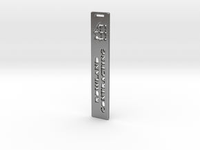 RCS Bookmark in Natural Silver
