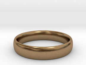Engagement Band in Natural Brass