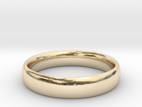 Engagement Band in 14k Gold Plated Brass