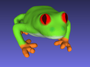 Red-Eyed Tree Frog in Full Color Sandstone