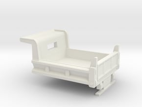 1/64 Dump Bed for Dually Pickups in White Natural Versatile Plastic