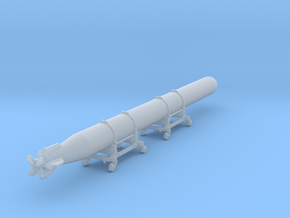 1/144 IJN Type 93 Long Lance Torpedo in Tan Fine Detail Plastic