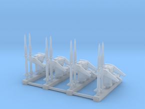 1/500 MK10 Terrier Missile Launcher KIT x4 in Smoothest Fine Detail Plastic