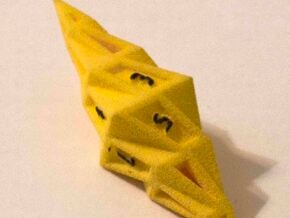 Lightning D8 in Yellow Processed Versatile Plastic