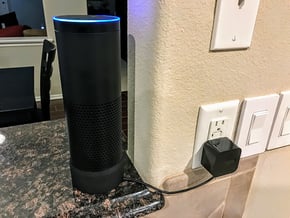 Amazon Echo (Gen. 1) Cord-Minder Base in Black Natural Versatile Plastic
