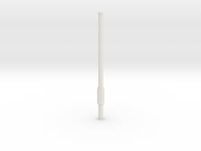 Mast DDR Parklampe 4m in White Natural Versatile Plastic