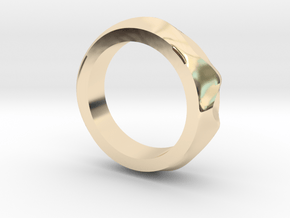 Dune ring in 14k Gold Plated Brass