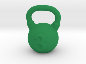 Kettlebell For You  in Green Processed Versatile Plastic