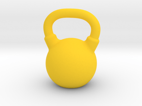 Kettlebell For You in Yellow Processed Versatile Plastic