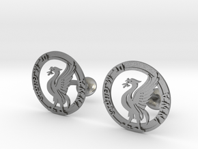 Liverbird the icon of Liverpool in Natural Silver