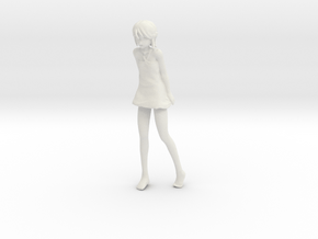 1/24 Beach Girl  in White Natural Versatile Plastic