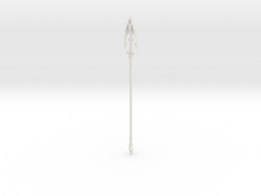 "BotW" Zora Spear in White Natural Versatile Plastic: 1:12