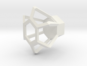 HEX in White Natural Versatile Plastic