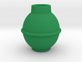Grenade Body in Green Processed Versatile Plastic