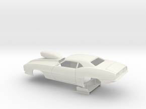 1/12 Pro Mod 69 Camaro W Scoop in White Natural Versatile Plastic