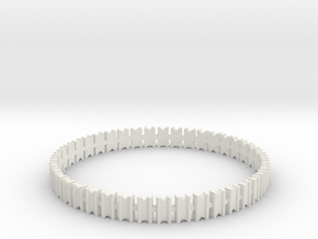 Bracelet OOO Medium in White Natural Versatile Plastic