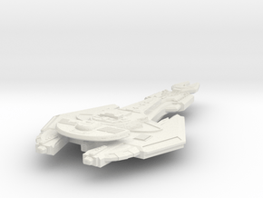 Cardassian Axe Class FastDestroyer in White Natural Versatile Plastic