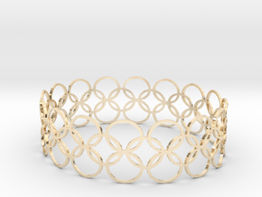 Bracelet CVB XL in 14k Gold Plated Brass