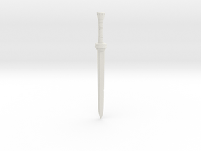 "BotW" Traveler's Sword in White Natural Versatile Plastic: 1:12